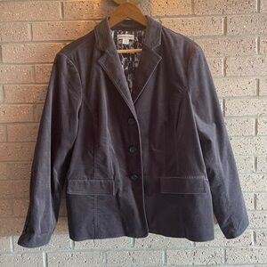 Coldwater Creek Charcoal Blazer